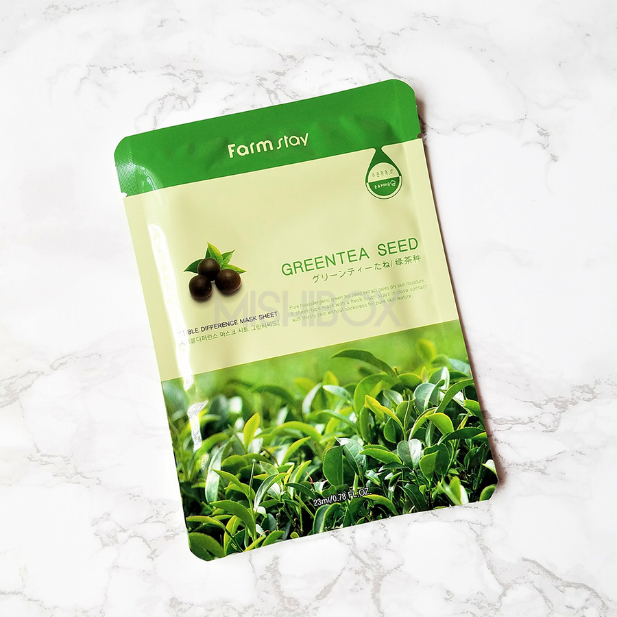 FARMSTAY Visible Difference Mask Sheet - Green Tea