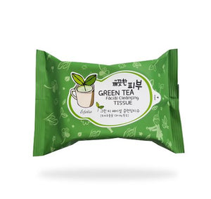 Esfolio Green Tea Facial Cleansing Tissue (20 sheets)